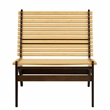 Bamax Axol Lounge Chair in Coffee and Sand