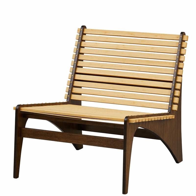 Bamax Axol Lounge Chair in Coffee and Sand