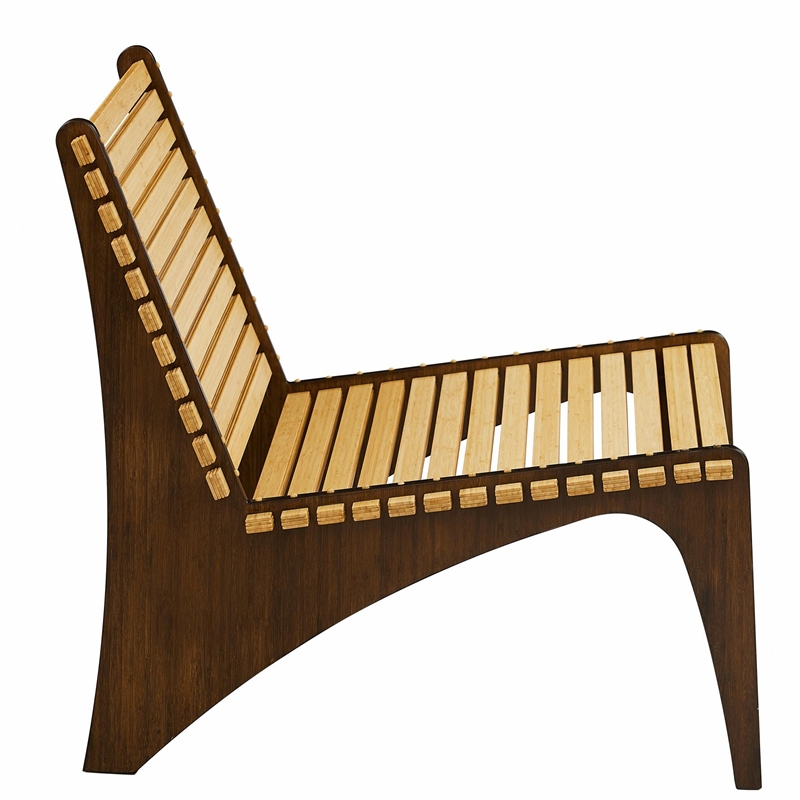 Bamax Axol Lounge Chair in Coffee and Sand
