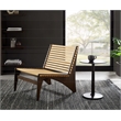 Bamax Axol Lounge Chair in Coffee and Sand