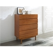 Bamax Hansen 4 Drawer High Chest in Copper