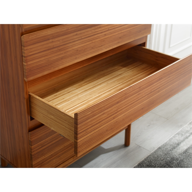Bamax Hansen 4 Drawer High Chest in Copper