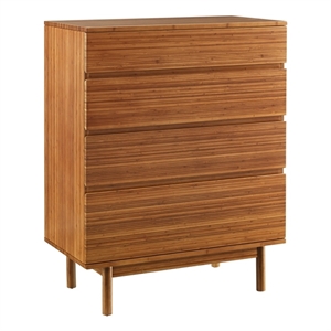 Bamax Hansen 4 Drawer High Chest in Copper
