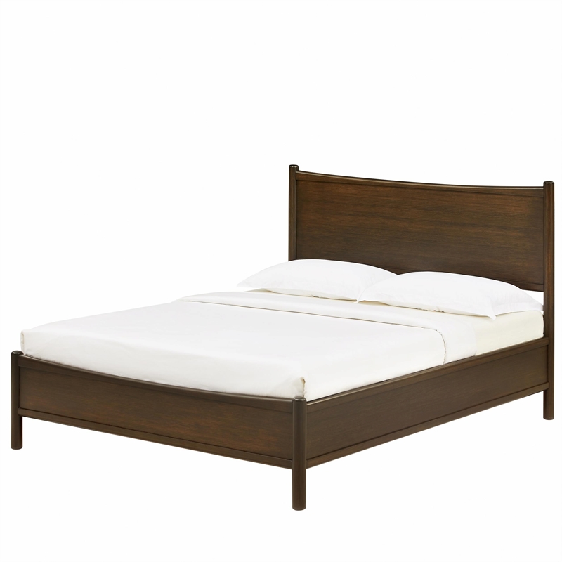 Bamax Teagan Queen Bed in Coffee