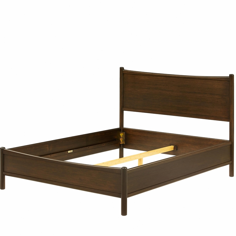 Bamax Teagan Queen Bed in Coffee