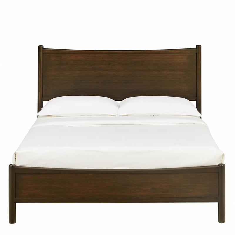 Bamax Teagan King Bed in Coffee