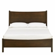 Bamax Teagan King Bed in Coffee