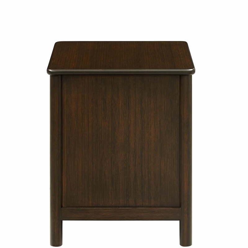 Bamax Teagan Nightstand in Coffee