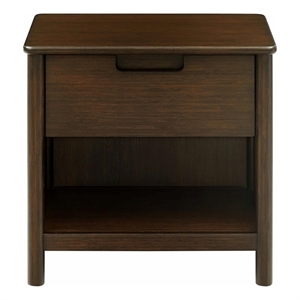 Bamax Teagan Nightstand in Coffee