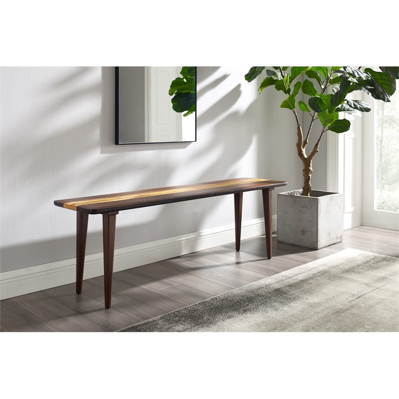 Bamax Sarah Bench in Burgundy