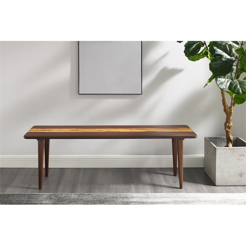 Bamax Sarah Bench in Burgundy