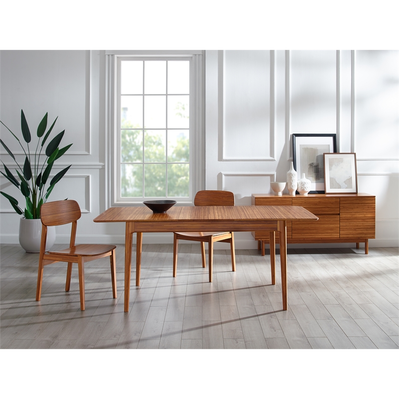Bamax Bergen Extension Dining Table in Copper