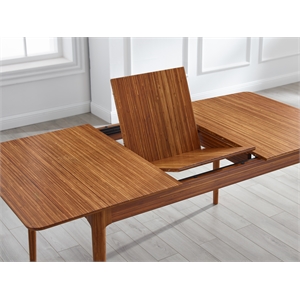Bamax Bergen Extension Dining Table in Copper