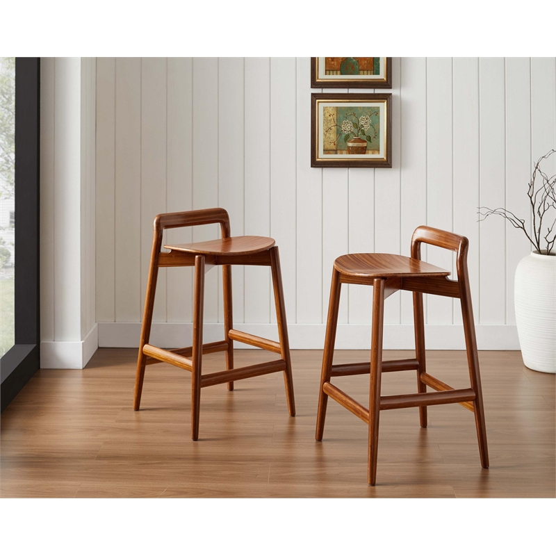 Bamax Ariel Counter Height Stool in Copper