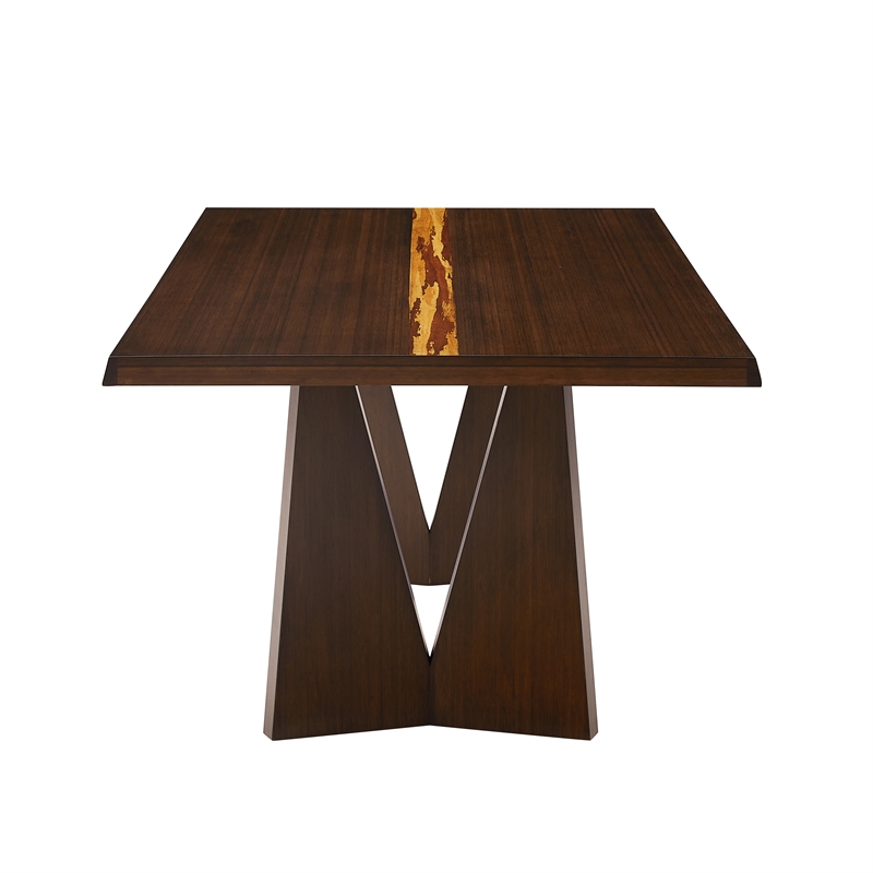 Bamax Denali Dining Table in Coffee