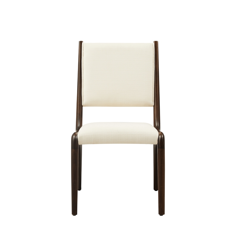 Bamax Denali Chair in Coffee And Ivory  (Set Of 2)