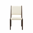 Bamax Denali Chair in Coffee And Ivory  (Set Of 2)