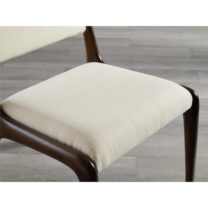 Bamax Denali Chair in Coffee And Ivory  (Set Of 2)