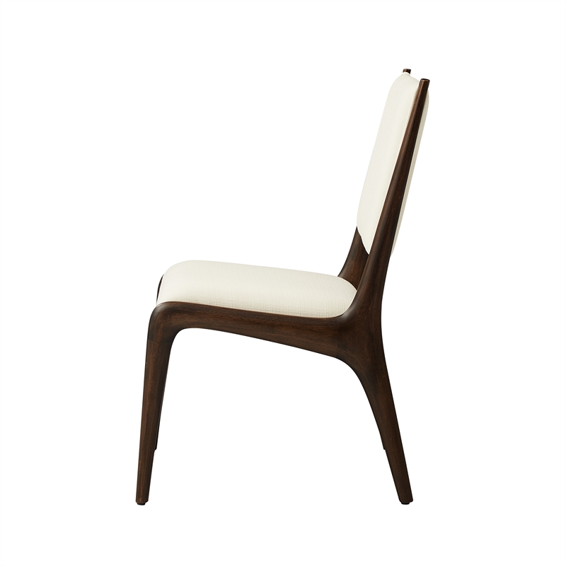Bamax Denali Chair in Coffee And Ivory  (Set Of 2)
