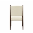 Bamax Denali Chair in Coffee And Ivory  (Set Of 2)