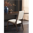 Bamax Denali Chair in Coffee And Ivory  (Set Of 2)