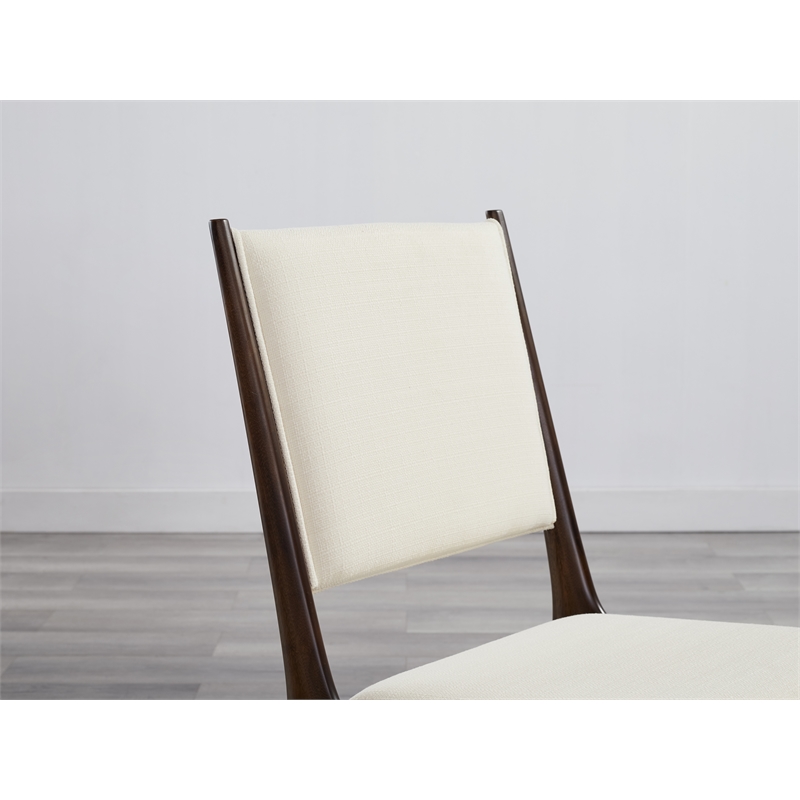Bamax Denali Chair in Coffee And Ivory  (Set Of 2)