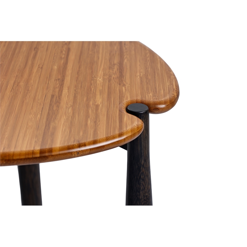 Bamax Trinity Side Table in Copper And Charcoal