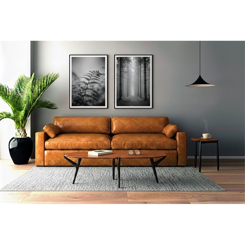 Bamax Trinity Side Table in Copper And Charcoal