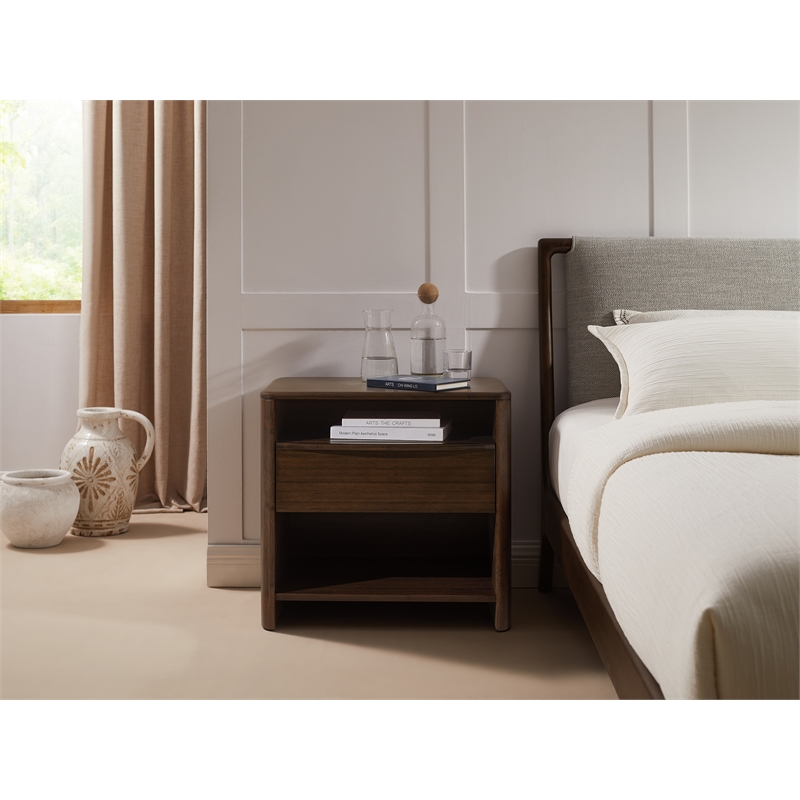Bamax Alora Queen Bed in Coffee