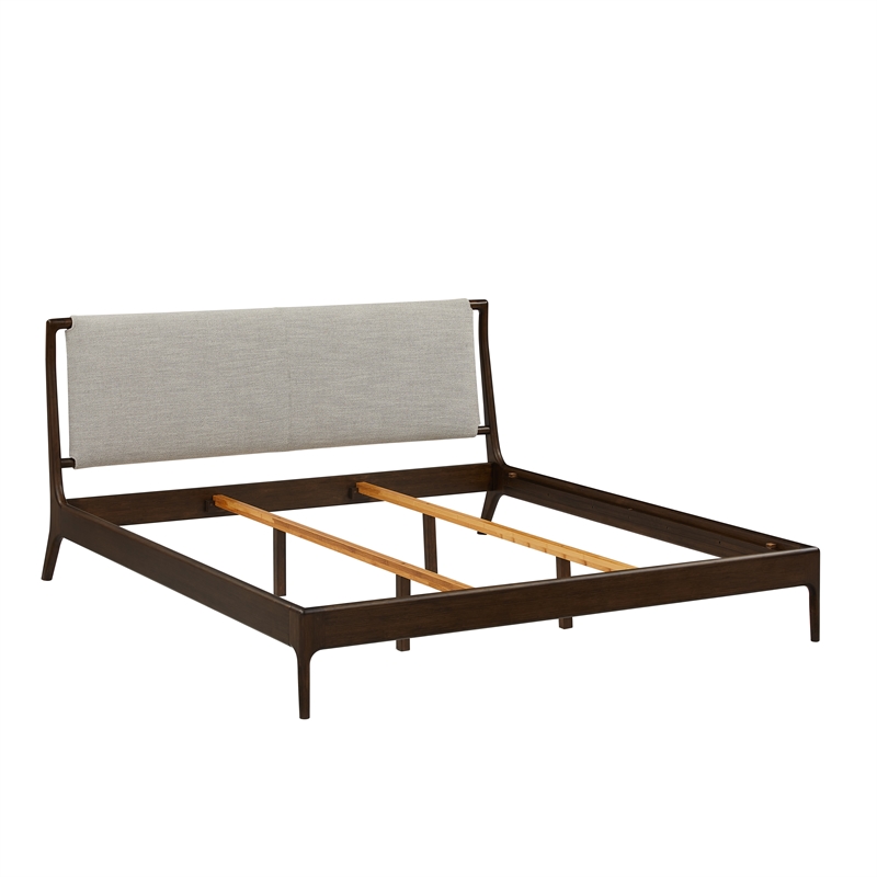 Bamax Alora Queen Bed in Coffee