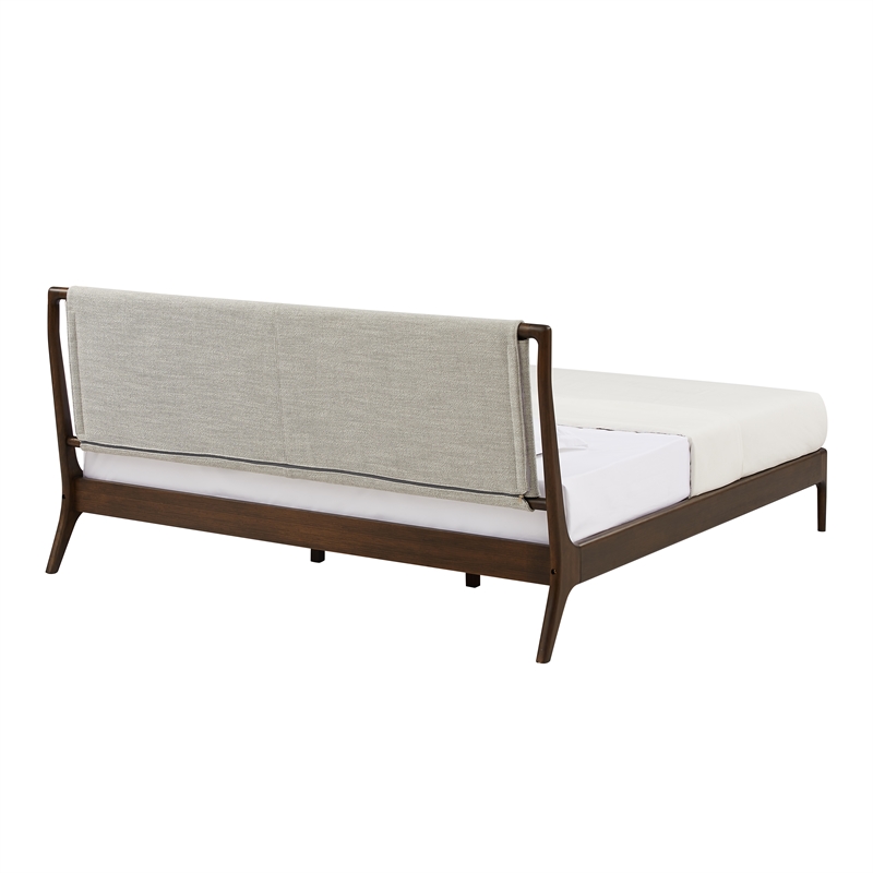 Bamax Alora Queen Bed in Coffee