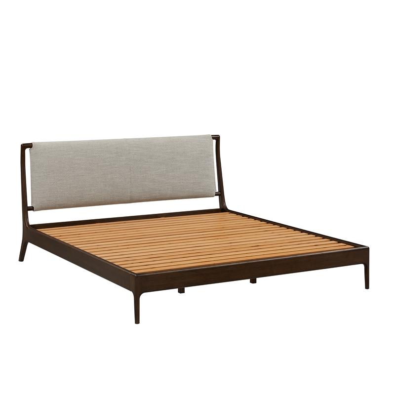 Bamax Alora King Bed in Coffee