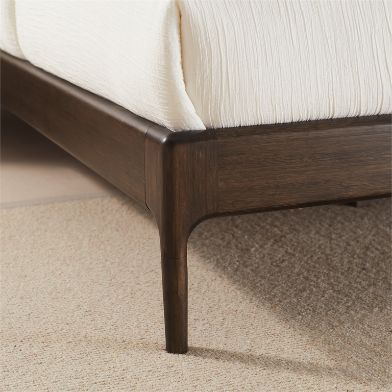 Bamax Alora King Bed in Coffee