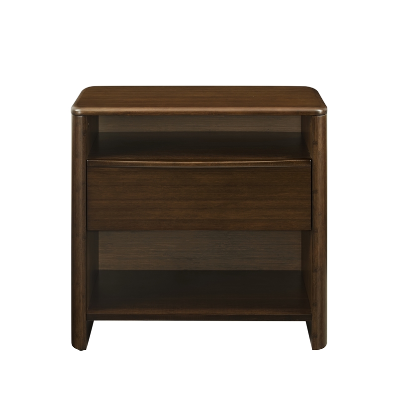 Bamax Alora Nightstand in Coffee