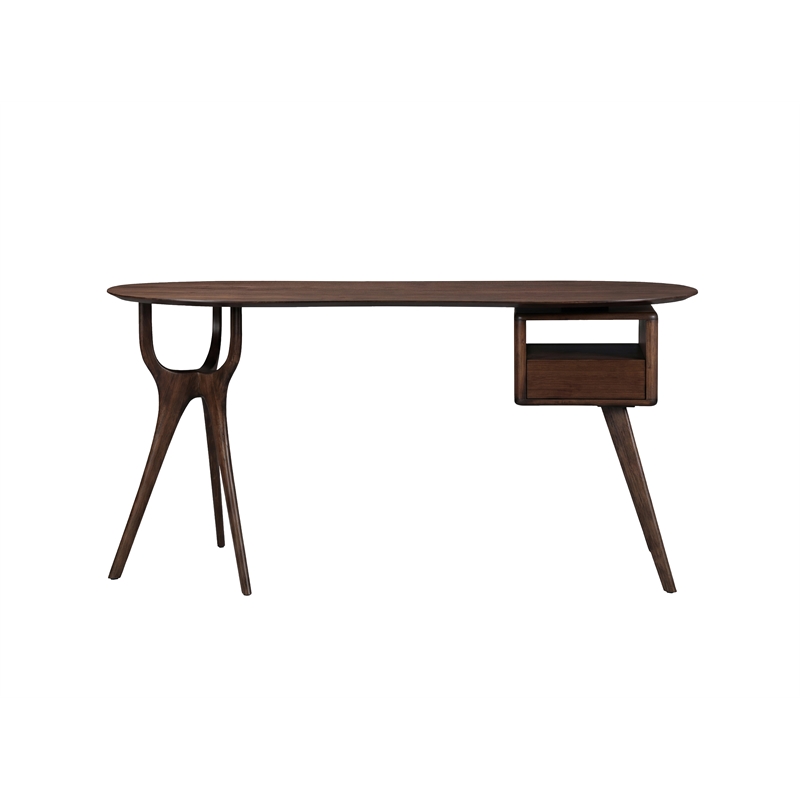 Bamax Cyrus Desk in Coffee