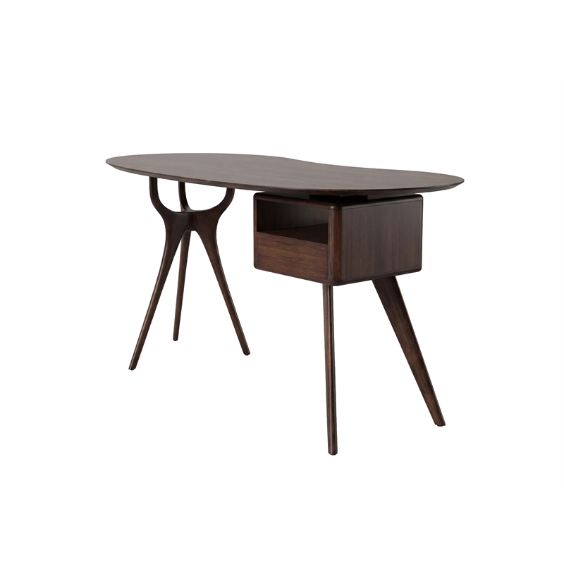 Bamax Cyrus Desk in Coffee