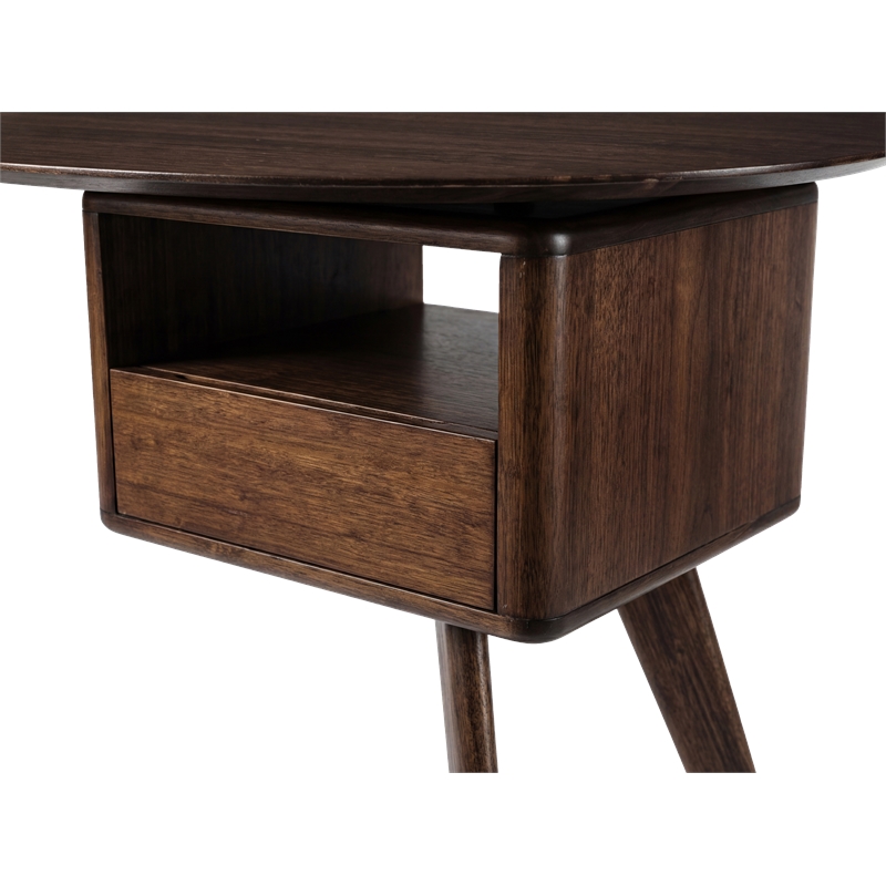 Bamax Cyrus Desk in Coffee