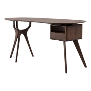 Bamax Cyrus Desk in Coffee