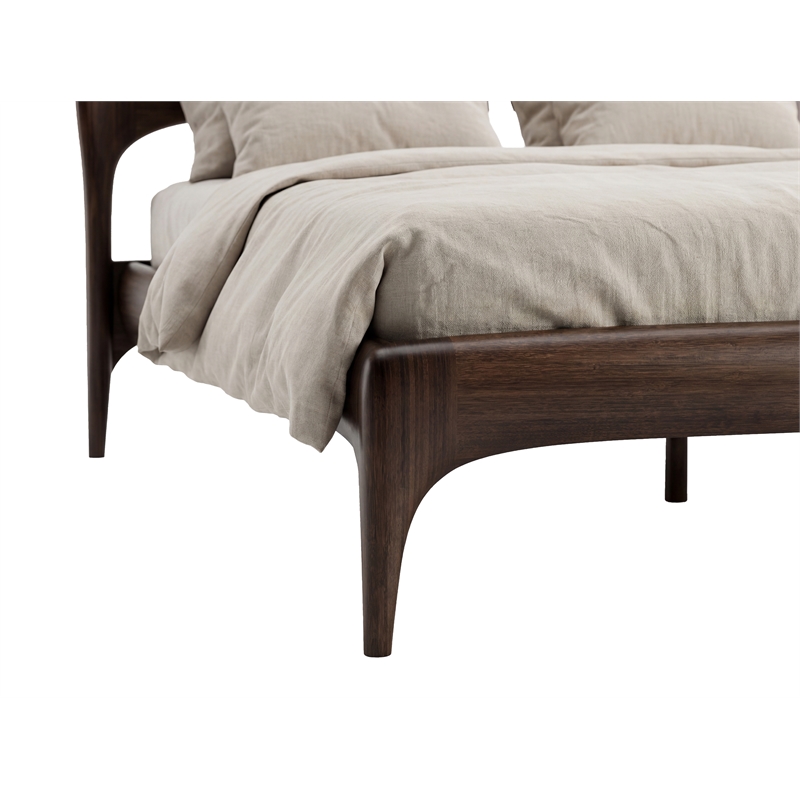 Bamax River Queen Bed in Coffee