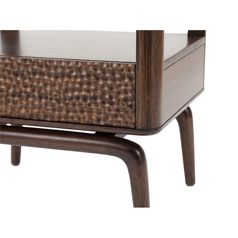 Bamax River Nightstand in Coffee