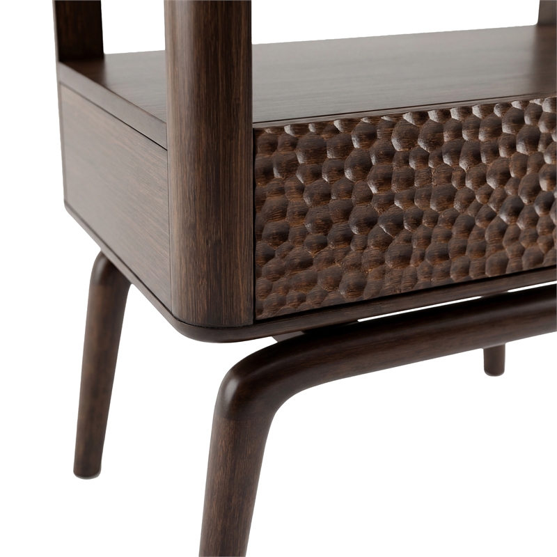 Bamax River Nightstand in Coffee