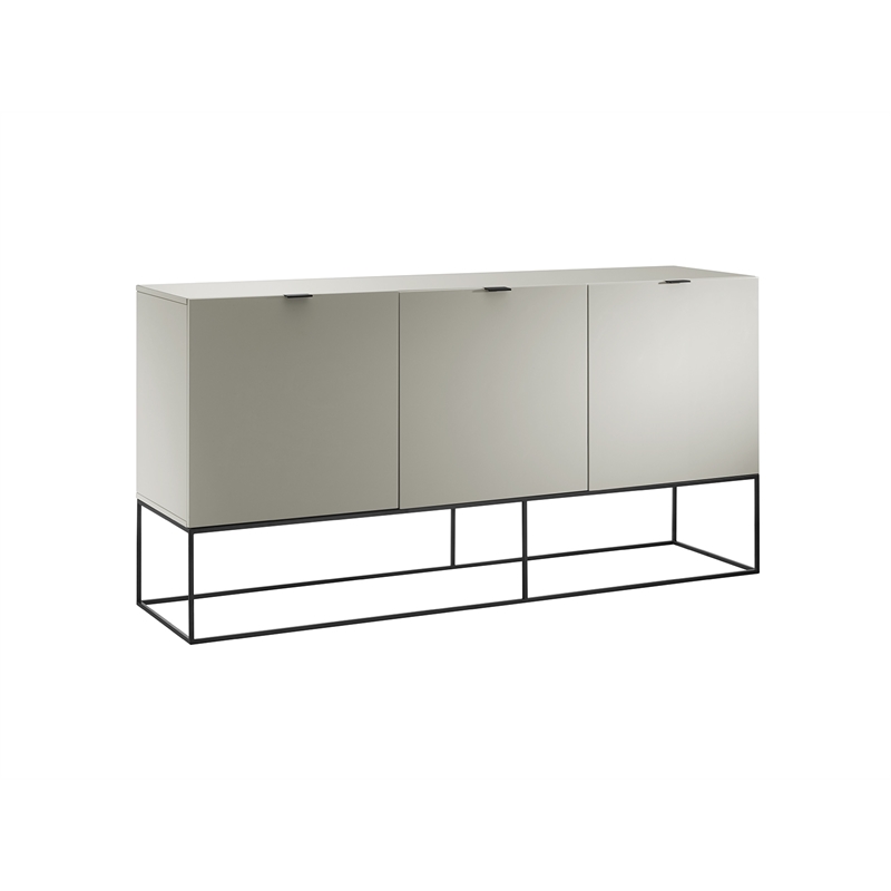 Casabianca Modern Vizzione Engineered Wood Buffet-Server in Gray