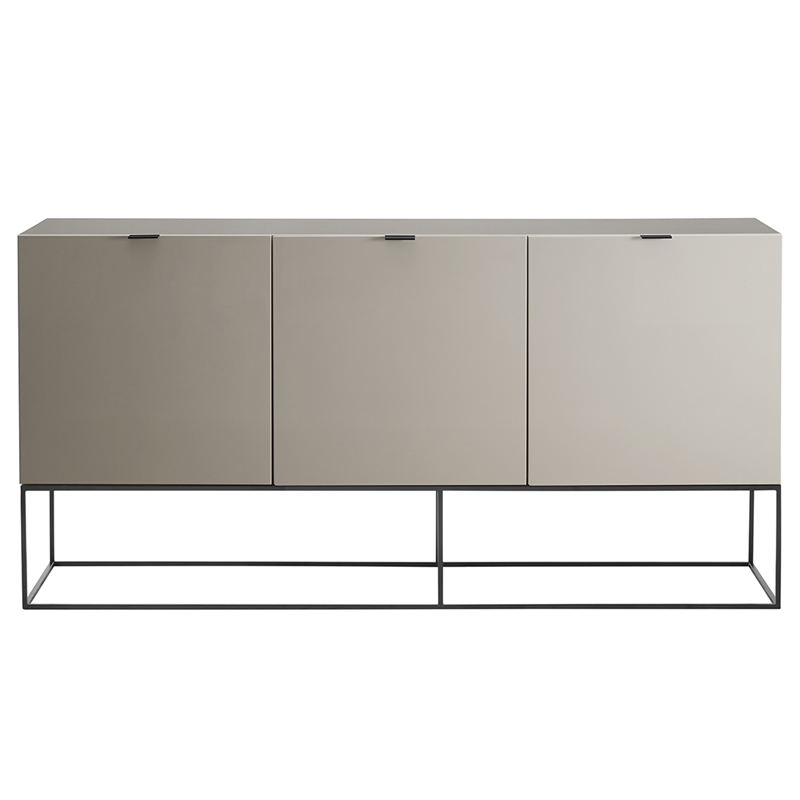 Casabianca Modern Vizzione Engineered Wood Buffet-Server in Gray
