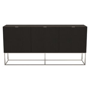Casabianca Modern Vizzione Engineered Wood Buffet-Server in Dark Gray Oak