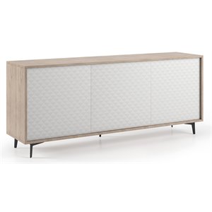 Casabianca Modern Lenox Engineered Wood Italian Buffet-Server in Brown