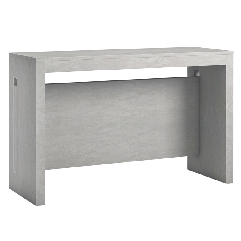 Casabianca Modern Erika Engineered Wood Italian Extendable Console Table in Gray