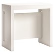 Modern Erika Engineered Wood Italian Extendable Console Table in White