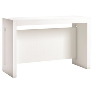 Modern Elasto Engineered Wood Italian Extendable Console Table in White