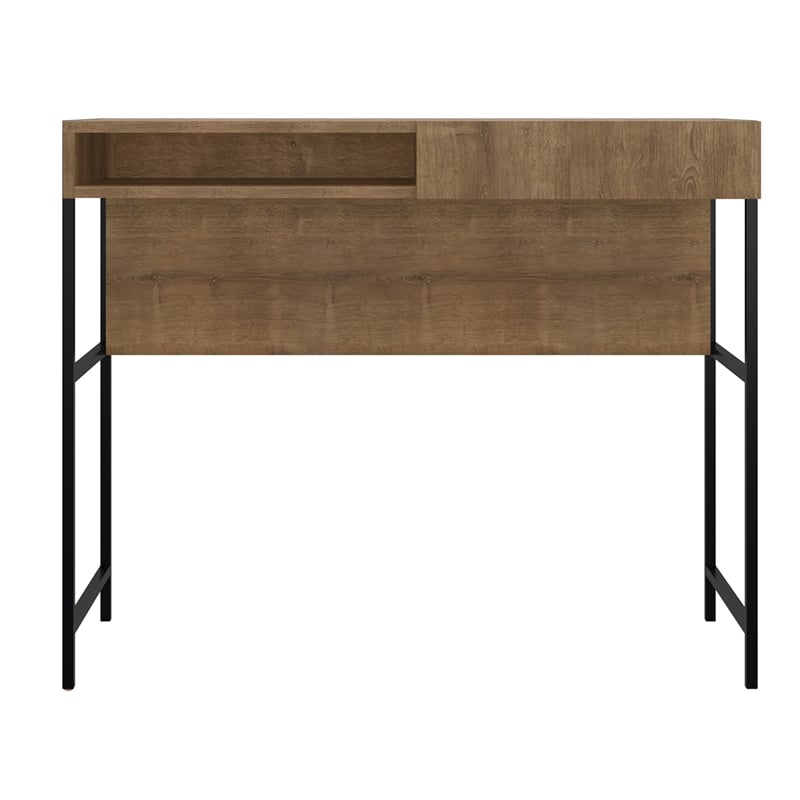 Casabianca Modern Clark Engineered Wood Office Desk in Walnut