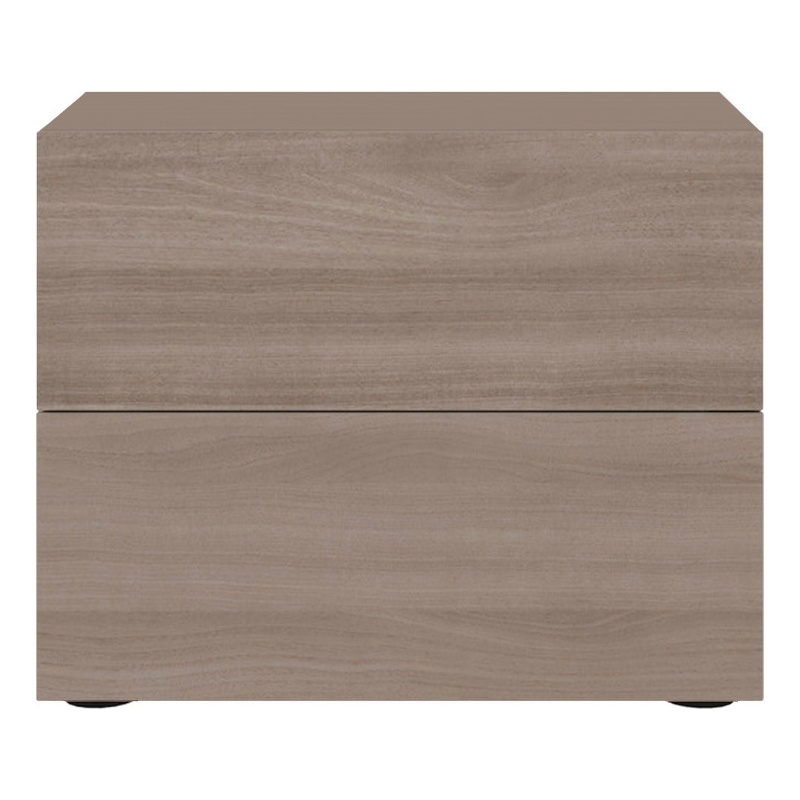 Casabianca Home Ayla Nightstand in Brown Elm